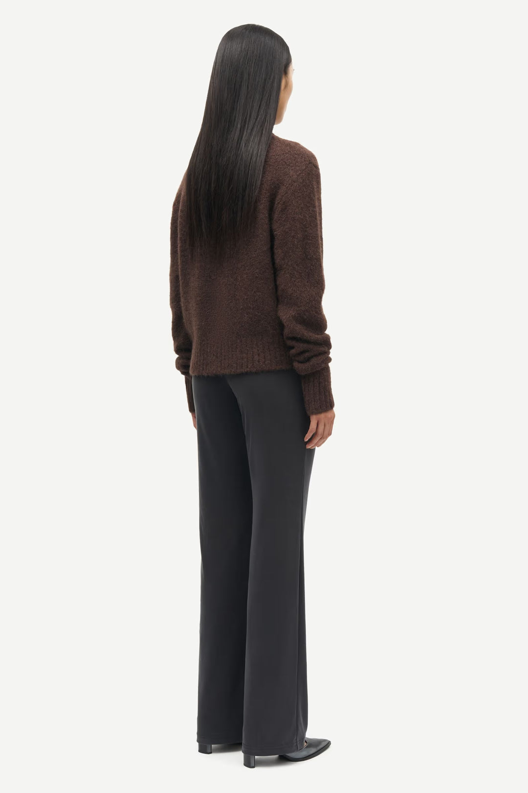 Samsoe Samsoe - Sajeanine Zip Cardigan in Black Coffee