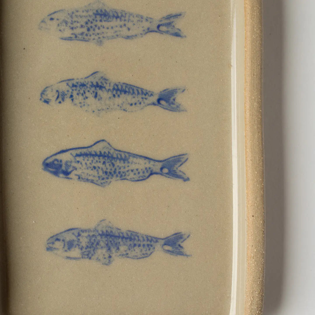 Jars of Dust – Blue Sardine Handmade Ceramic Tray