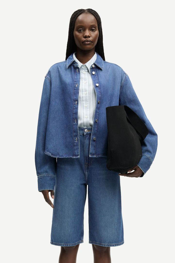Samsoe Samsoe - Sacelia Shirt in Fluid Denim