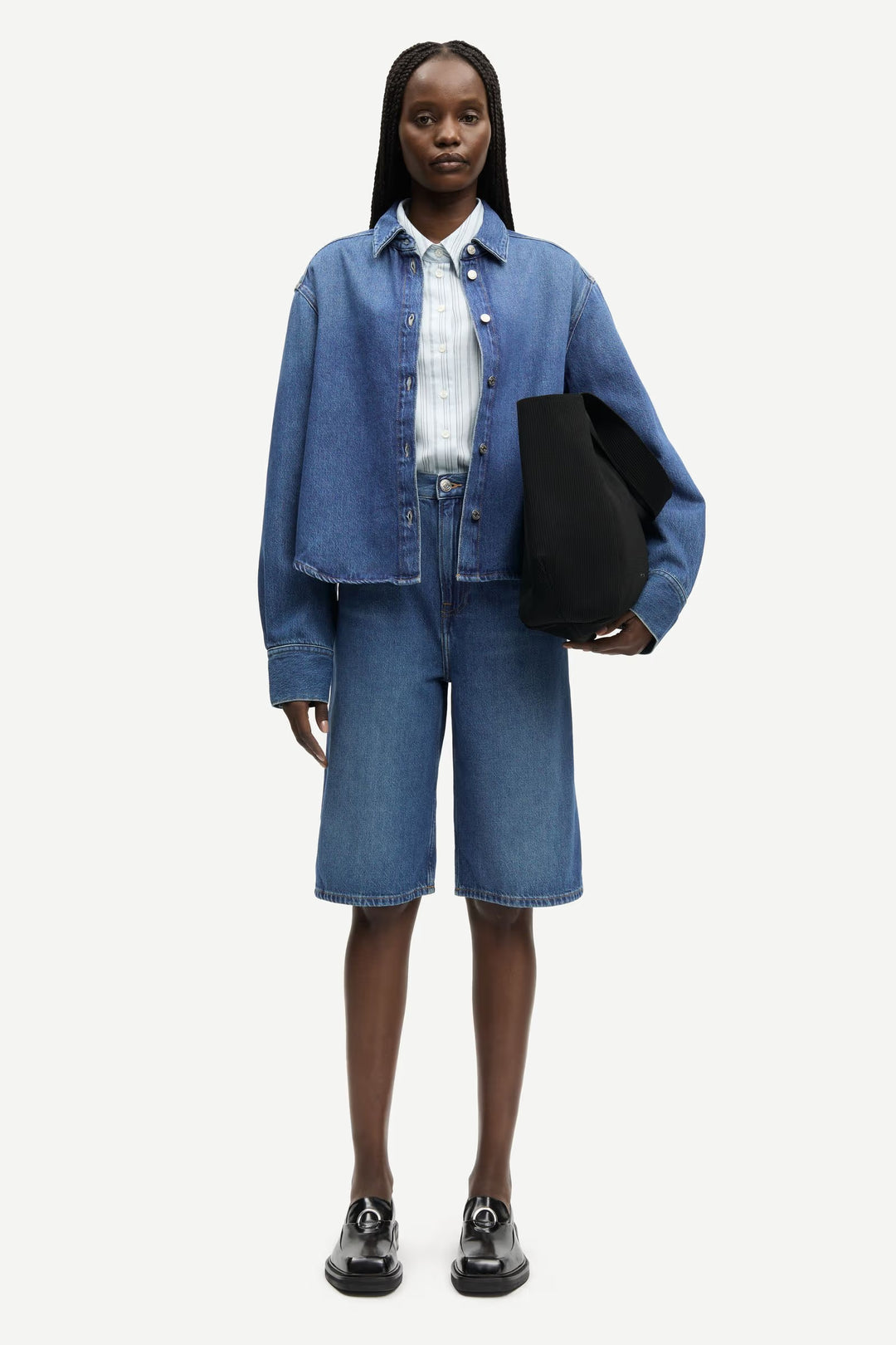 Samsoe Samsoe - Sacelia Shirt in Fluid Denim