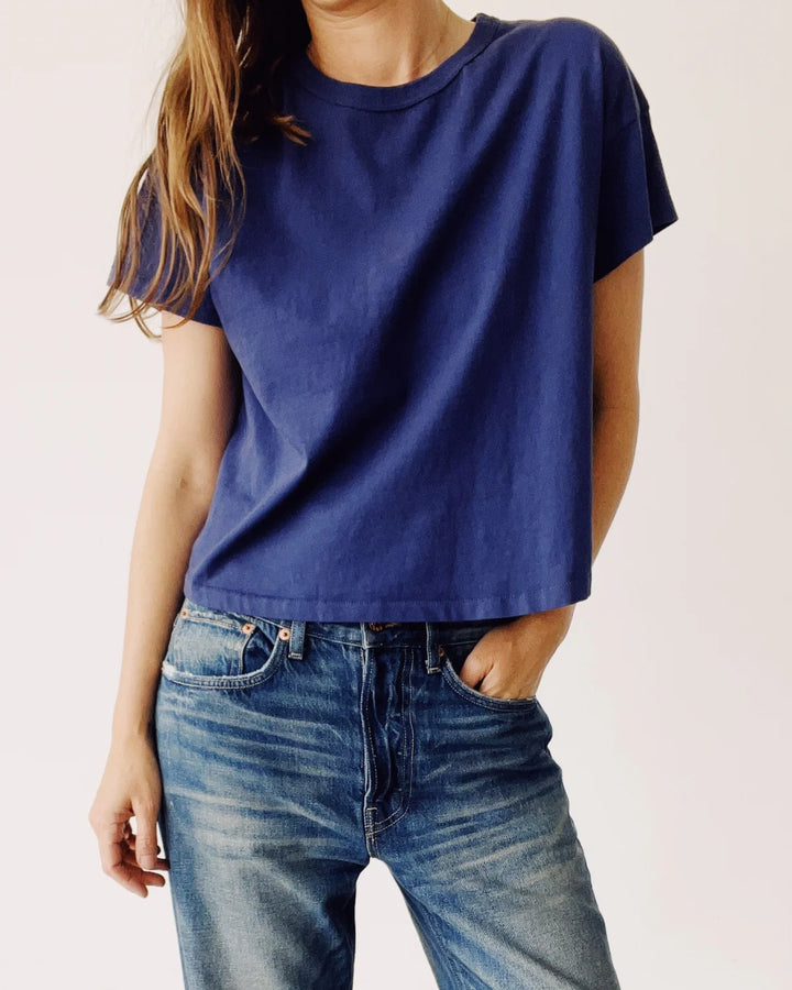 Hey Gang – The Boxy Tee in Navy