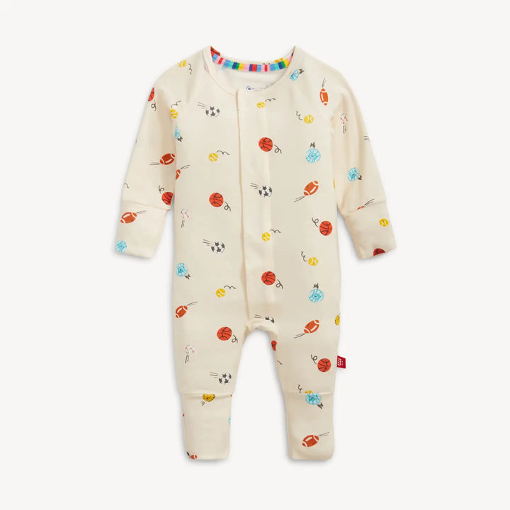 Magetic Me - Little Baller Modal Magnetic Convertible Coverall