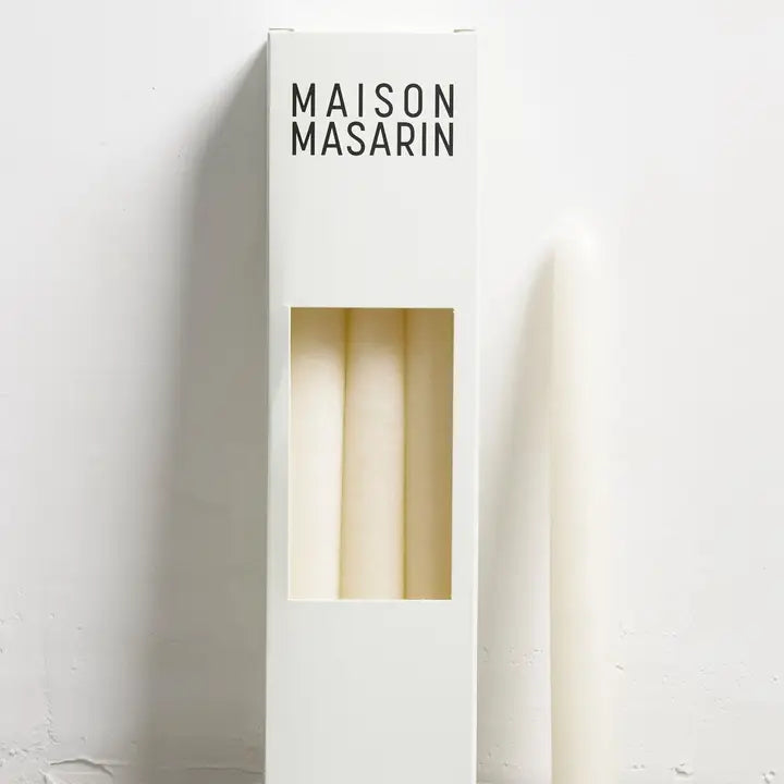 Handcrafted French Stick Candles in Chalk