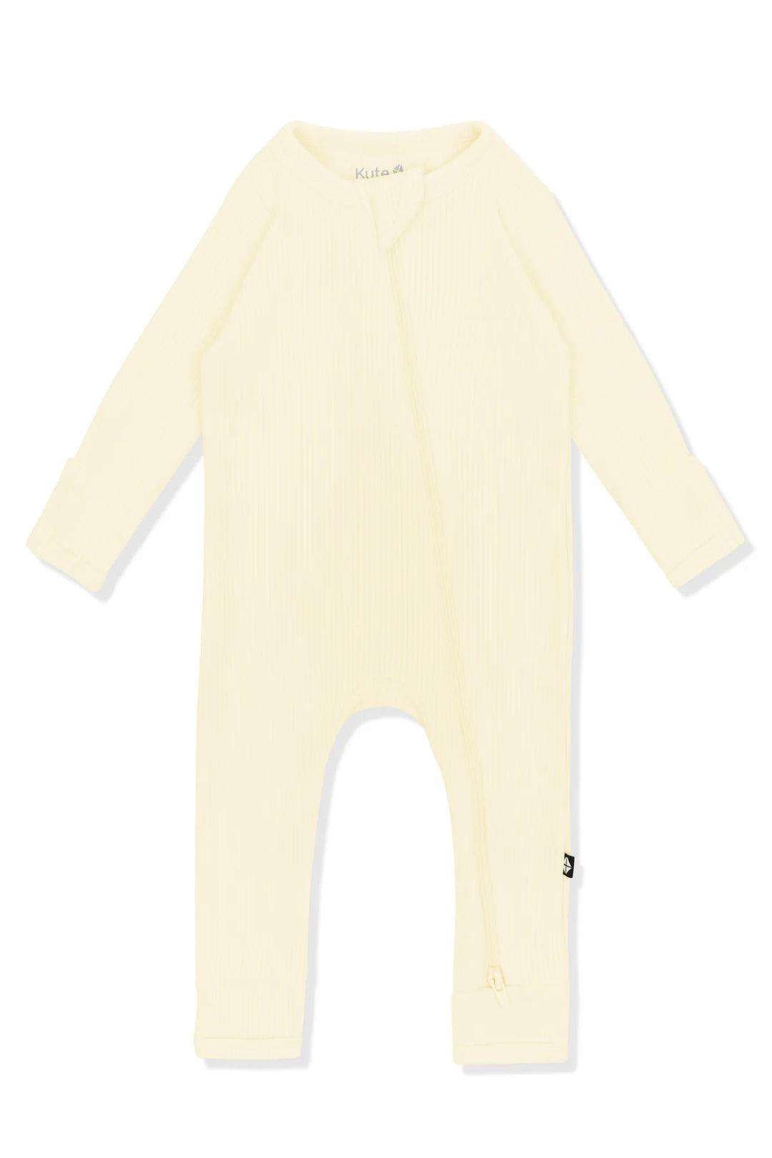 Kyte Baby - Ribbed Zippered Romper in Chamomile