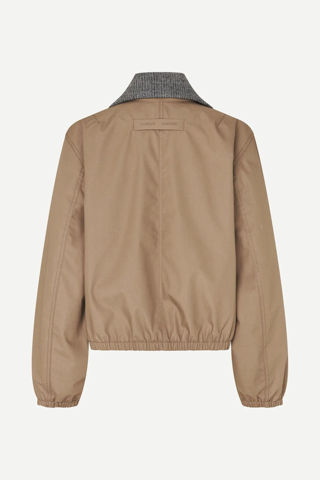 Samsoe Samsoe – Sabianco Jacket in Lead Grey