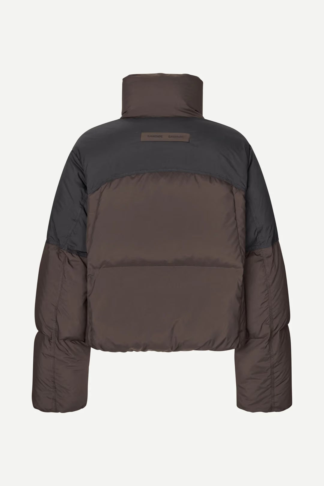 Samsoe Samsoe – Safern Puffer Coat in Mulch & Black