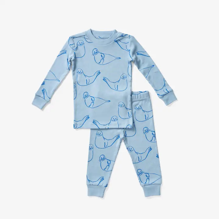 Lewis – Pajama Set in Sky Harbor Seal