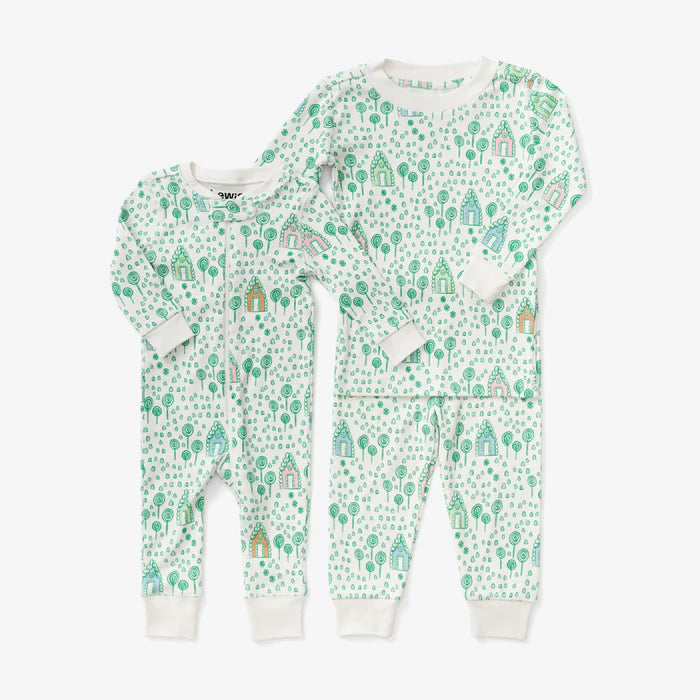 Lewis – Zip Sleeper in Emerald Gingerbread