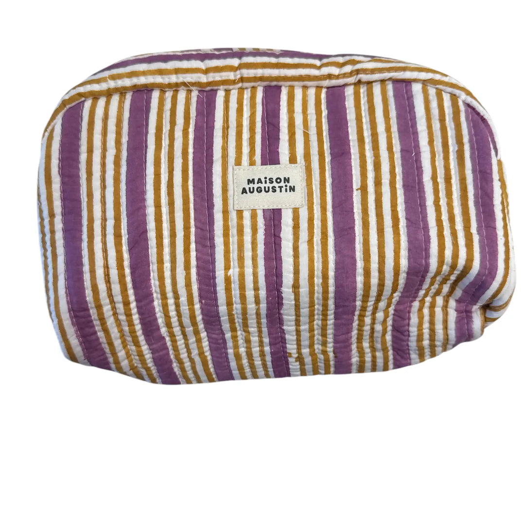 Maison Augustine – Soleil Stripe Toiletry Bag