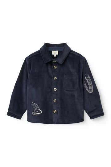 Copenhagen Colors- Corduroy Overshirt W Embroidery