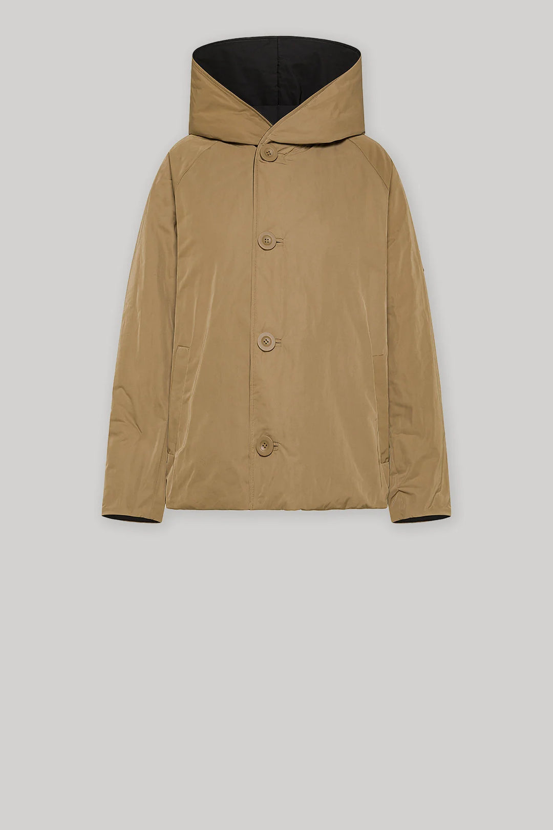 Oofwear - Nylon Reversible Jacket in Black/ Tan
