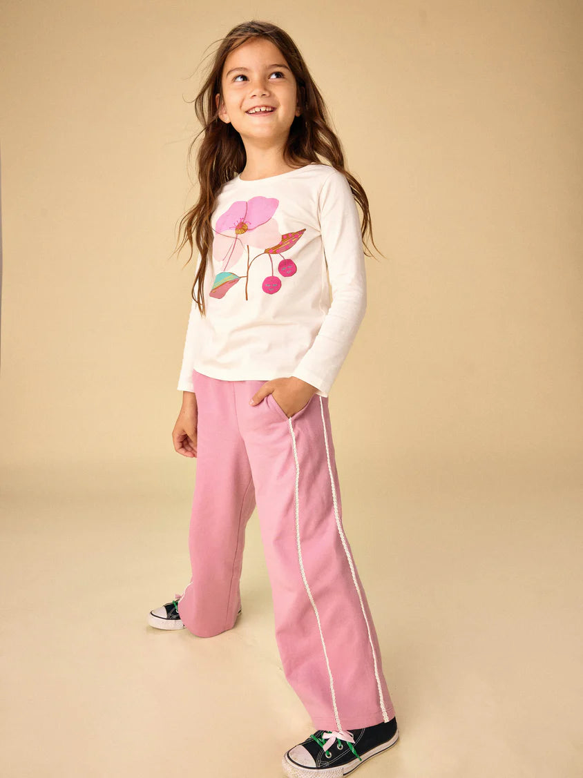 Tea Collection – Lace Trim Track Pants