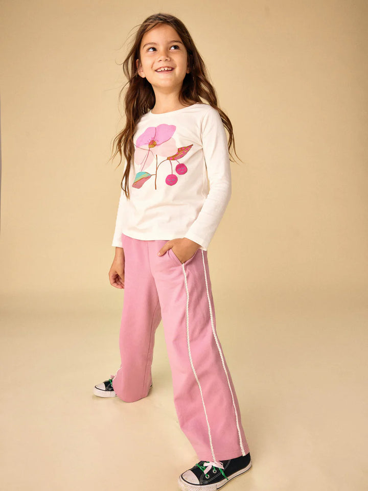 Tea Collection – Lace Trim Track Pants