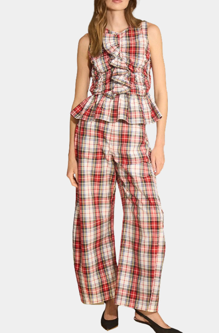 Hunter Bell – Mabel Pant in Carlyle Plaid