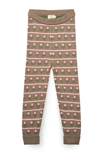 Copenhagen Colors- Knitted Flower Pant