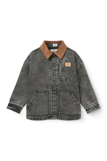 Copenhagen Colors- Denim Jacket W Corduroy Collar