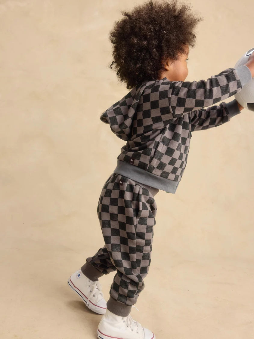 Tea Collection – Going Places Joggers Checkerboard