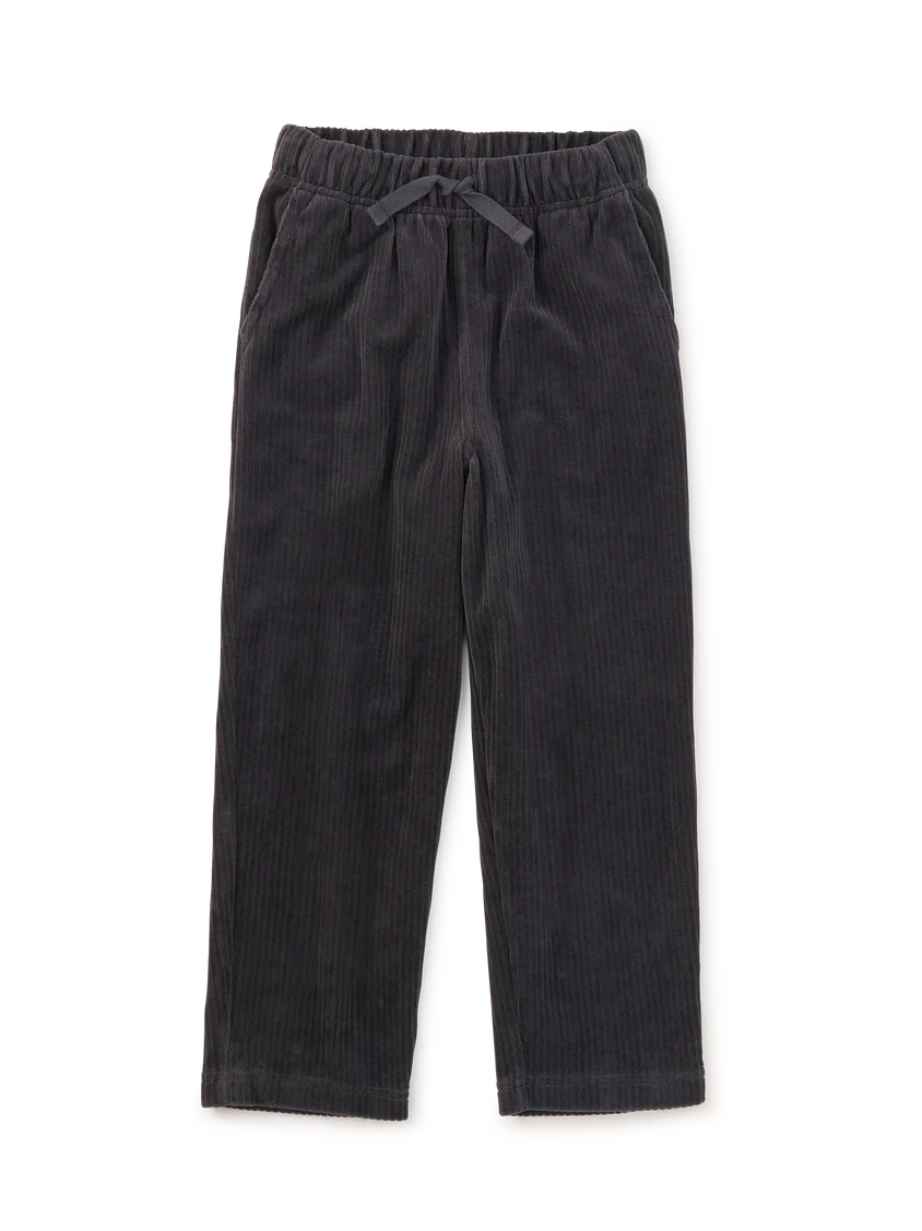 Tea Collection – Corded Velour Pants in Pepper