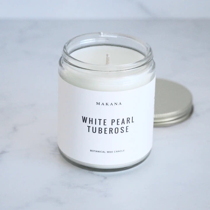 Makana - White Pearl Tuberose Jar Candle