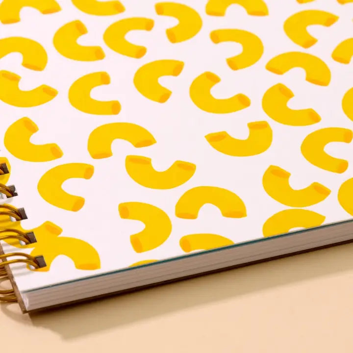 And Here We Are - Macaroni & Cheese Spiral Notebook