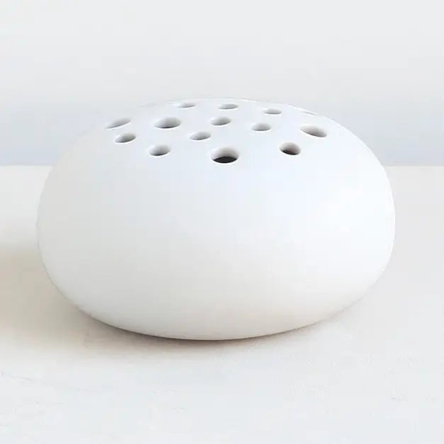 Floral Society – Oval Flower Frog Vase