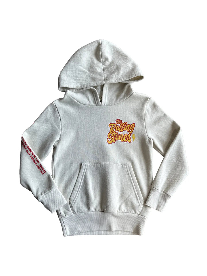 Rowdy Sprout – Rolling Stones 1970 Hoodie in Bone