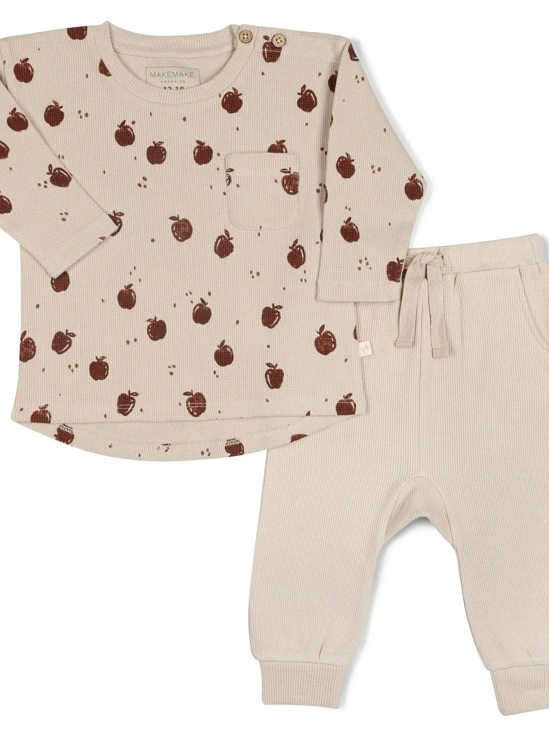 MakeMake Organics - Organic Longsleeve Tee + Pants Set in Orchard