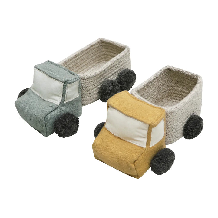 Lorena Canals – Set of Mini Baskets "Trucks"