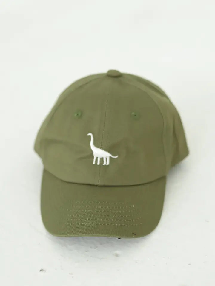 Polished Prints – Embroidered Dinosaur Ball Cap