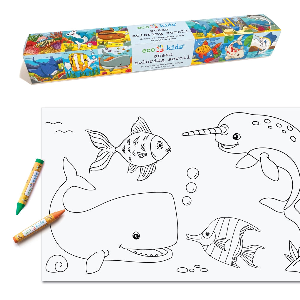 Eco-Kids – Ocean Coloring Scroll