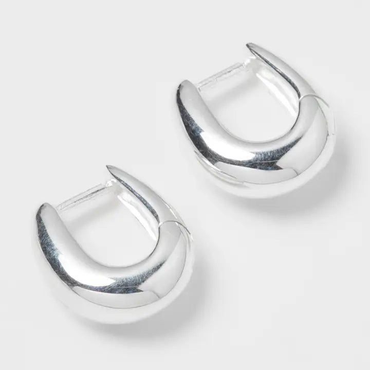 Wolf Circus Jewelry – Gemma Hoops in Sterling Silver