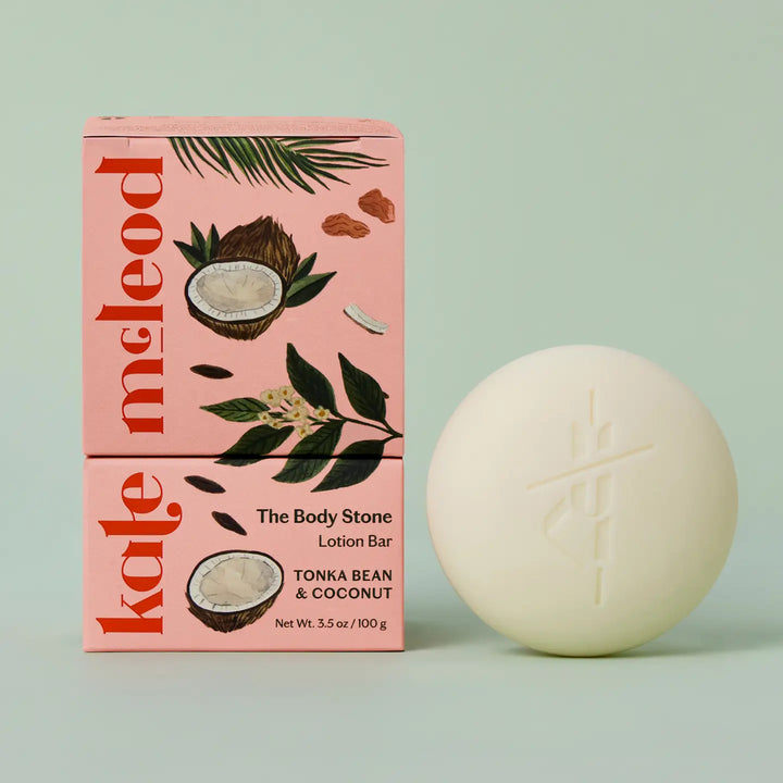Kate Mcleod – Tonka Bean & Coconut  Deep Moisturizing Solid Lotion Bar