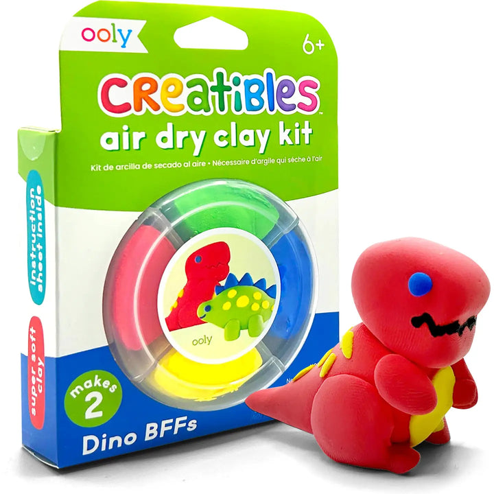 Ooly – Creatibles Air Dry Clay Kit in Dino BFFS