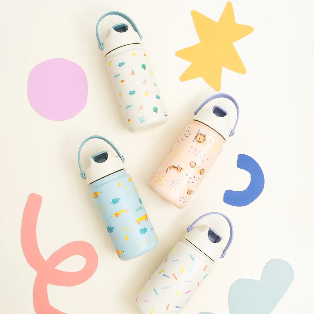 The Cotton Cloud – Insulated Stainless Steel Kids Bottle in Tiny Bits