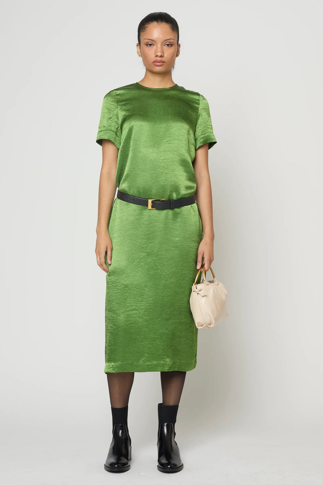 Atelier Delphine – Simone Dress in Grass Green