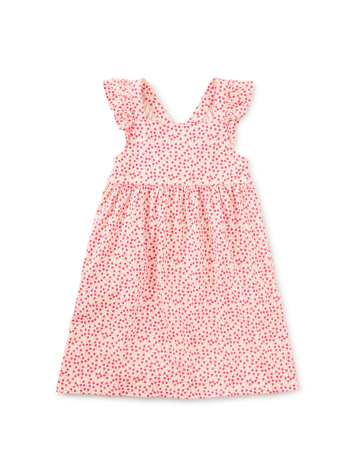 Tea Collection – Ruffle Strap Dress in Mini Rose Toss