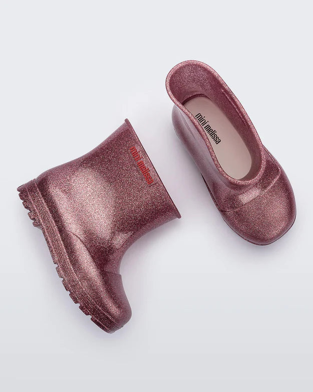 Mini Melissa – Glitter Pink Welly