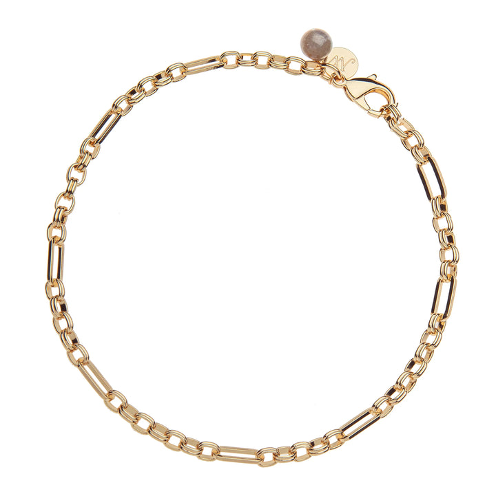 Jane Winchester - Across All Time Chain Necklace with Labradorite Bead