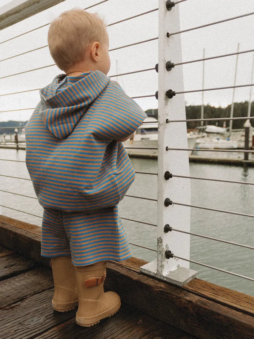 Winnie + Crew - Tanner Set in Vallarta Blue Stripe