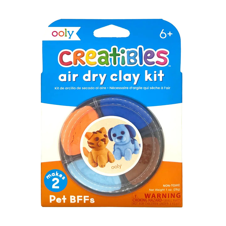 Ooly – Creatibles Air Dry Clay Kit in Pet BFFs