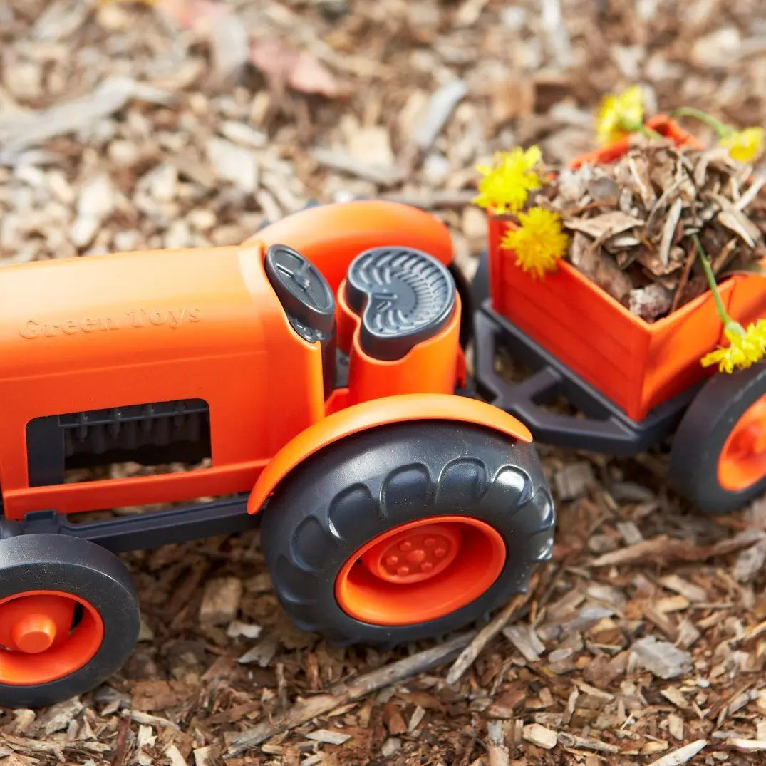 Green Toys - Tractor in Orange