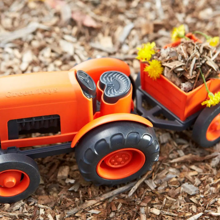Green Toys - Tractor in Orange