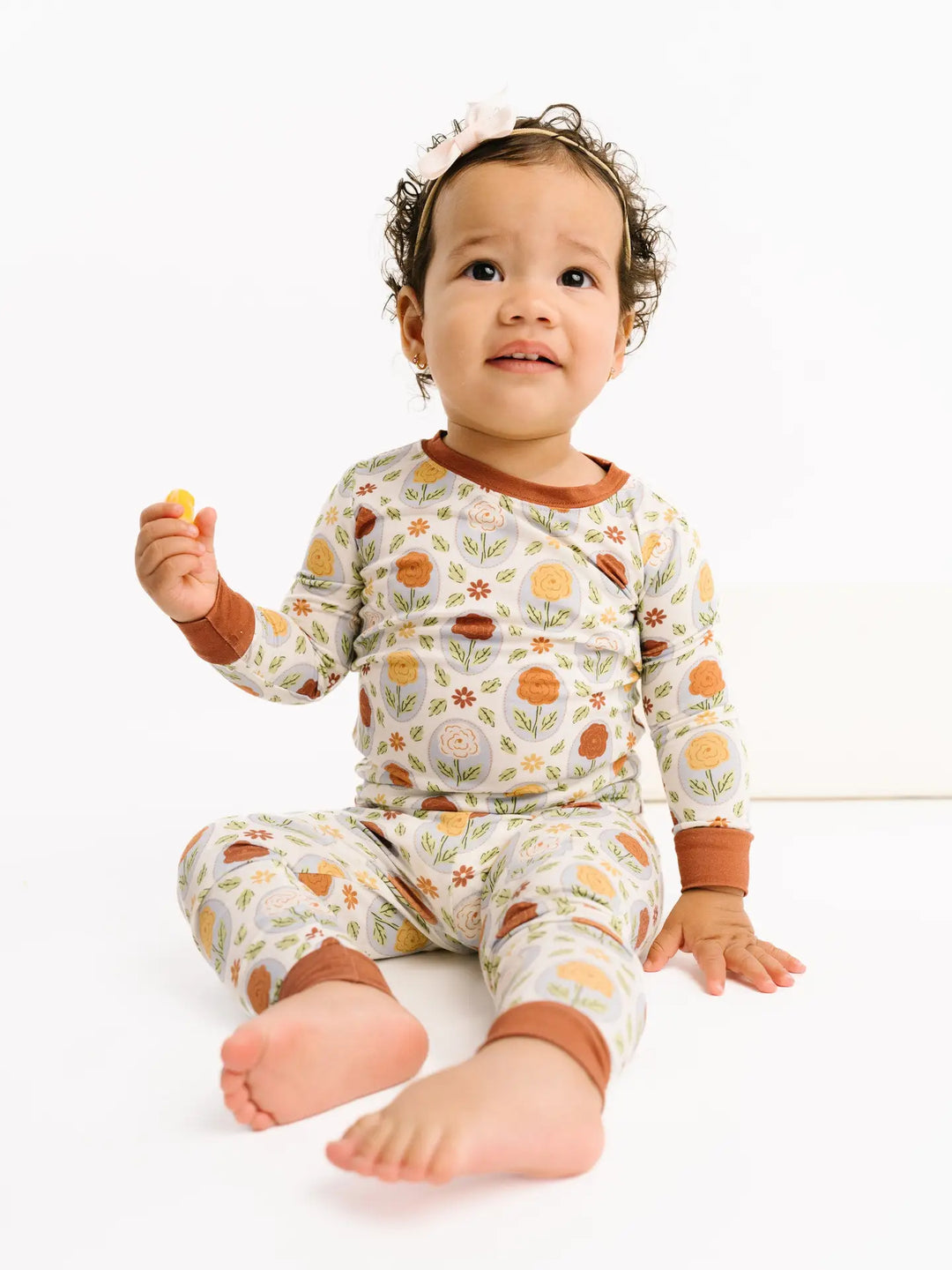 Little One Shop – Bamboo Pajama Set in Rustic Meadow