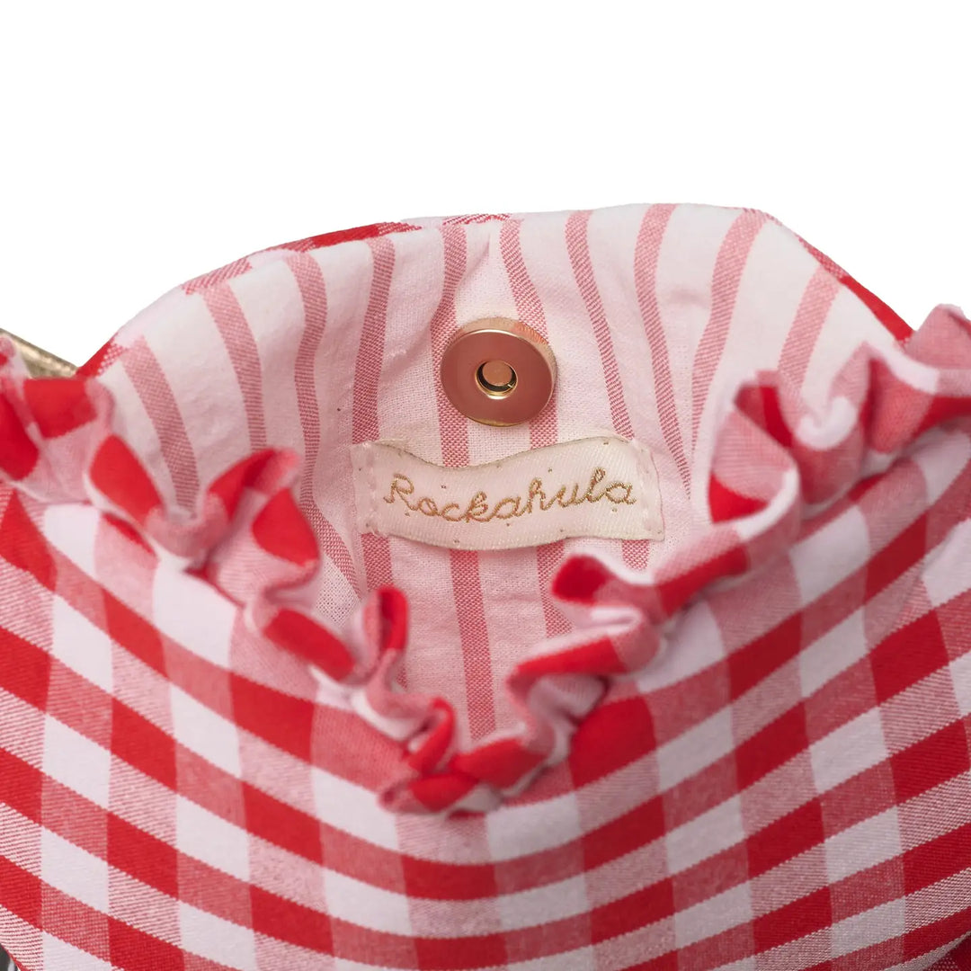 Rockahula Kids – Gingham Ruffle Heart Bag