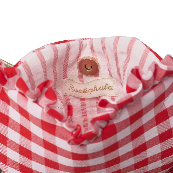 Rockahula Kids – Gingham Ruffle Heart Bag