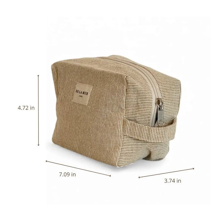 De La Mur Lines - Squared Makeup Bag in Foz