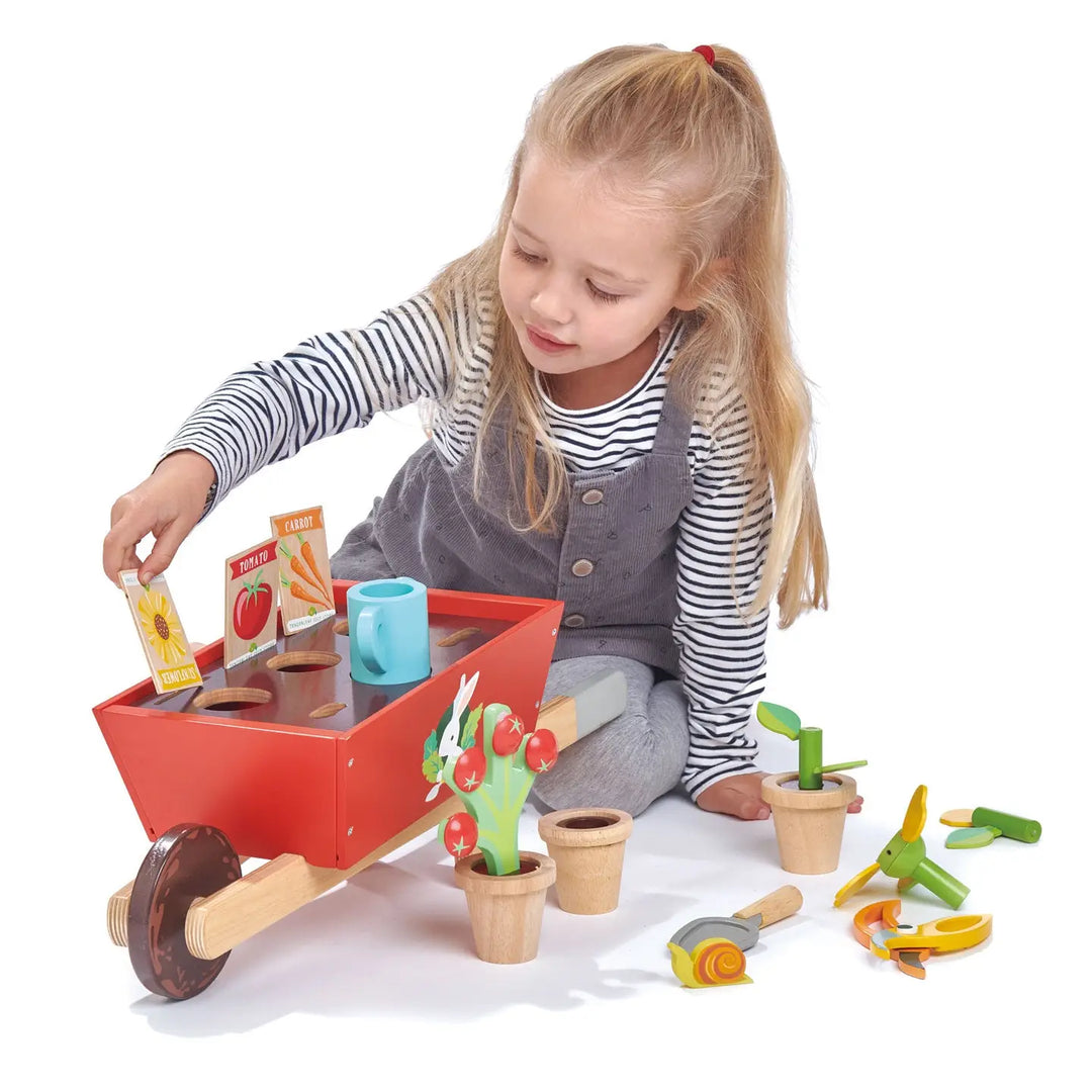 Tender Leaf Toys – Garden Wheelbarrow Set