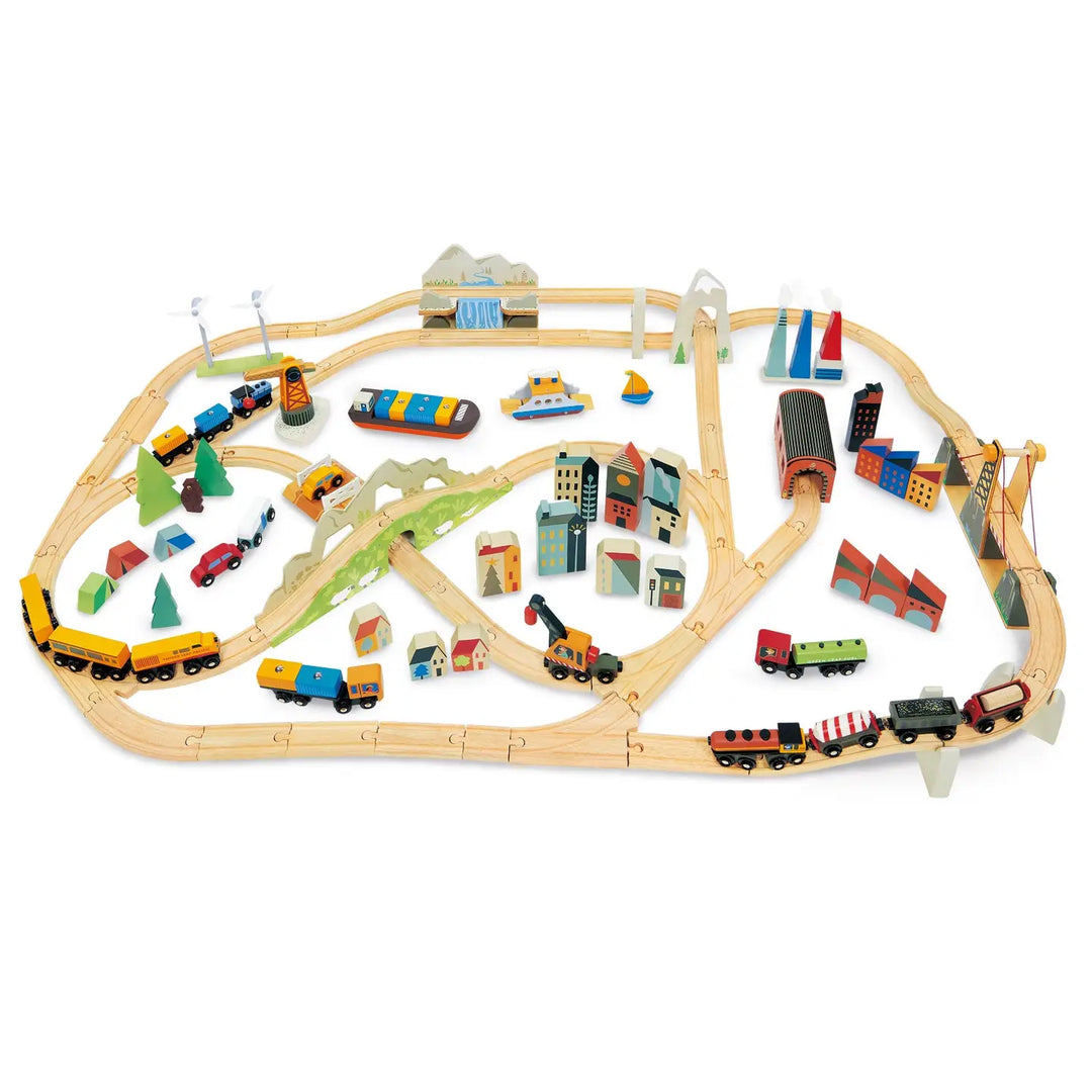 Tender Leaf Toys – Mountain View Train Set