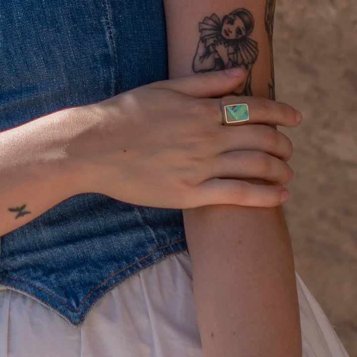 Sarah Safavi Jewelry – Vasquez Turquoise Ring