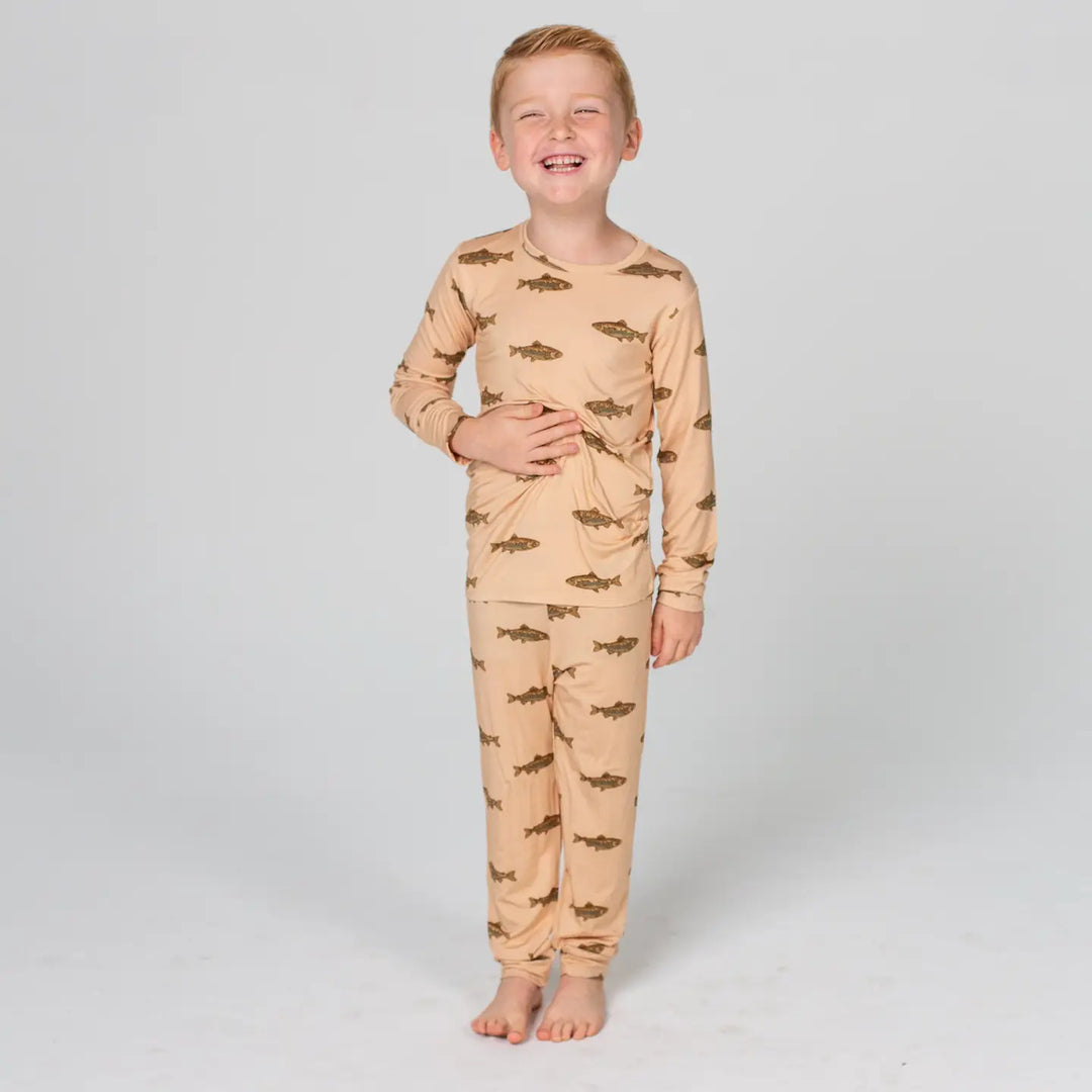 Willow & Co – Long Sleeve Pajama Set in Trout